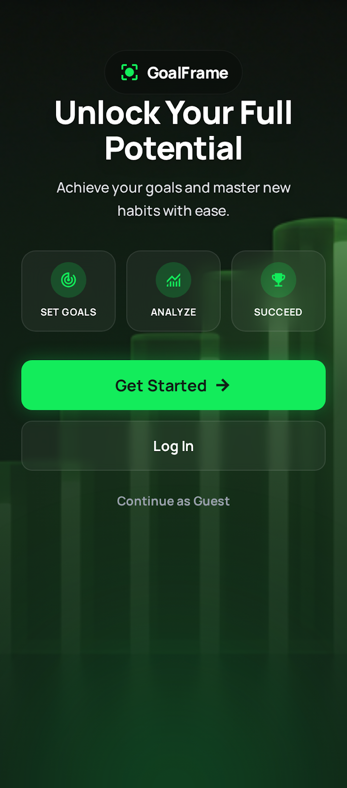 GoalFrame App Interface